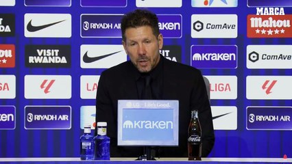 Simeone: "Ahora tenemos un partido muy duro, difícil"