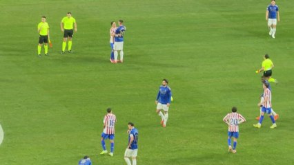 Celebración completa Atlético de Madrid tras ganar al Oviedo