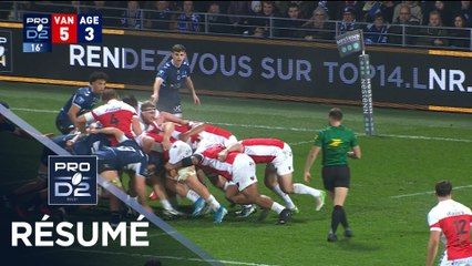 PRO D2 Saison 2025-2026 J12 - Résumé RC Vannes - SU Agen