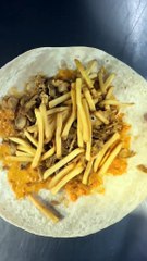 French Tacos Viande Kebab Sauce Algérienne & Gruyère #BR3 #food #foodlover #halal #FrenchTacos