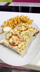 Frensh Tacos Gratiné Tomates 🍅 & Fromage Bleu #BR3 #tacos #foodlover #TacoTime #Delicious