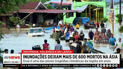Inundações deixam mais de 600 mortos na Indonésia, Tailândia e Sri Lanka