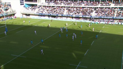 TOP 14 - Essai de Ricky RICCITELLI (MHR) - Montpellier Hérault Rugby - Union Bordeaux-Bègles