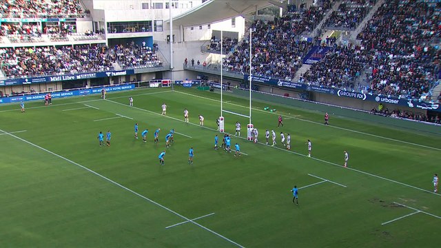 TOP 14 - Essai de Lenni NOUCHI 2 (MHR) - Montpellier Hérault Rugby - Union Bordeaux-Bègles