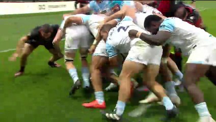 TOP 14 - Essai de Facundo BOSCH (AB) - Aviron Bayonnais - LOU Rugby