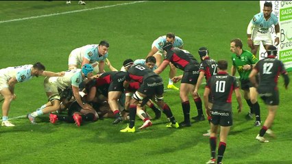 TOP 14 - Essai de Sam Simmonds (LOU) - Aviron Bayonnais - LOU Rugby