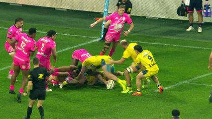 TOP 14 - Essai de Tevita RATUVA (ASM) - ASM Clermont - Stade Français Paris