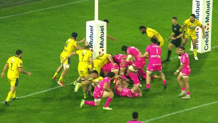 TOP 14 - Essai de Giorgi MELIKIDZE (SFP) - ASM Clermont - Stade Français Paris