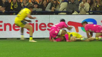 TOP 14 - Essai de Lucas TAUZIN (ASM) - ASM Clermont - Stade Français Paris