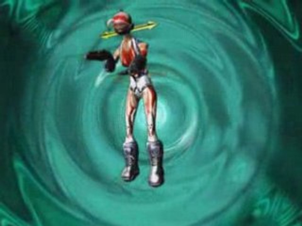 Truespace 7.5 IK rigged skeleton for bvh clips