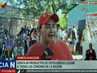 Amazonas | Habitantes del sector El Paraíso son favorecidos con productos de la cesta básica