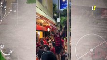 Torcedores do Flamengo comemoram o título no Rio de Janeiro