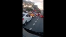 Un violento fleteo se registró en Guayabal