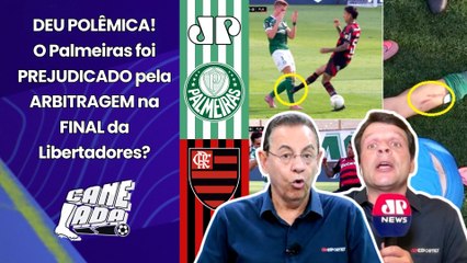 "O PALMEIRAS RECLAMAR DA ARBITRAGEM??? Gente, o Pulgar TINHA SIM que ser EXPULSO, mas o FLAMENGO..."