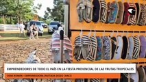 Emprendedores de todo el país en la Fiesta Provincial de las Frutas Tropicales