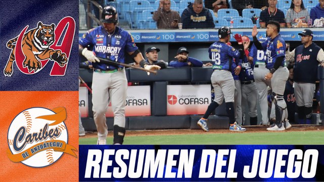 Resumen del juego Tigres de Aragua vs Caribes de Anzoátegui | 29 de noviembre de 2025. 🔥⚾