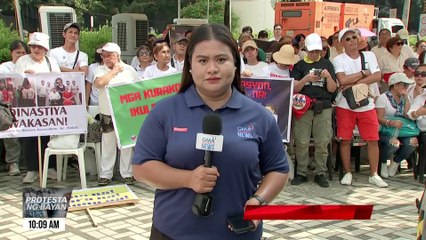 Martsa mula EDSA Shrine hanggang People Power Monument, mapayapa naman | GMA Integrated News