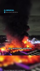 Bola de fuego de 150 metros sacude la noche en Sídney
