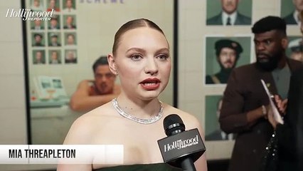 Mia Threapleton Shares the Advice Her Mother Kate Winslet Gave Her to Prep for 'The Phoenician Scheme' | THR Video