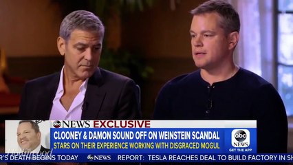 George Clooney & Matt Damon Knew Harvey Weinstein Was a Womanizer — Not a Predator | THR News