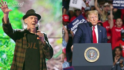 Neil Young Sues Donald Trump Campaign, 'Veep' Team on President Trump Axios Interview & More | THR News