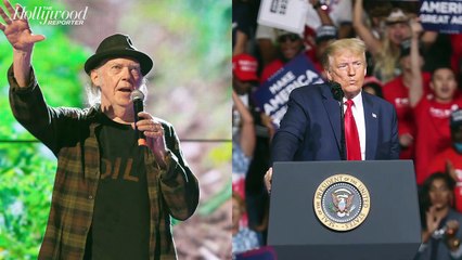Neil Young Sues Donald Trump Campaign, 'Veep' Team on President Trump Axios Interview & More | THR News