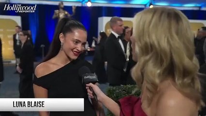 Luna Blaise on How 'Jurassic World Rebirth' Will Be Different From Previous Films | SAG Awards 2025
