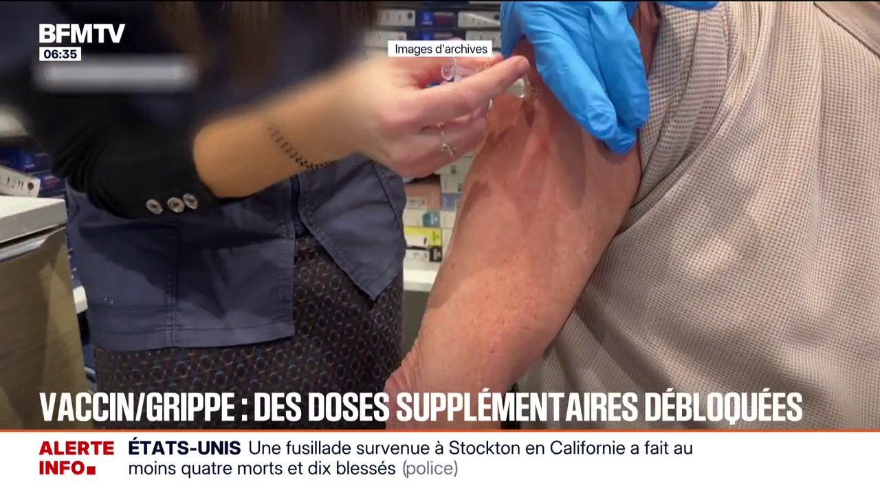 Vaccins contre la grippe: des doses supplémentaires débloquées pour faire face à un risque de pénurie