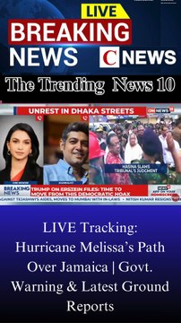 LIVE Tracking: Hurricane Melissa’s Path Over Jamaica | Govt. Warning & Latest Ground Reports
