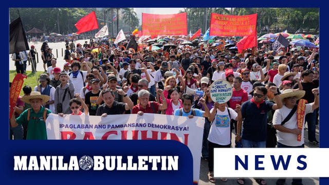 Protesters gather at Luneta Park for Nov. 30 anti-corruption rallies