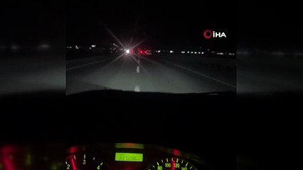 Yok artık! Hafriyat kamyonları trafikte böyle yarıştı