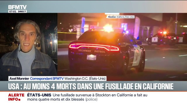 États-Unis: ce que l'on sait de la fusillade qui a fait au moins quatre morts et dix blessés en Californie