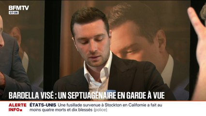 Jordan Bardella visé par un œuf:  un septuagénaire placé en garde à vue