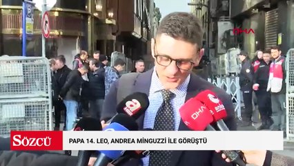 Papa 14. Leo, Andrea Minguzzi ile görüştü
