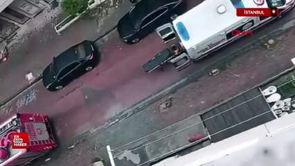 İstanbul'da darbedip yaraladığı eşini eve kilitledi