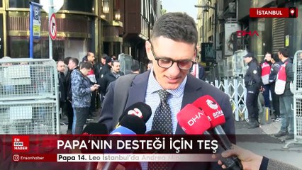 Papa 14. Leo İstanbul’da Andrea Minguzzi ile görüştü