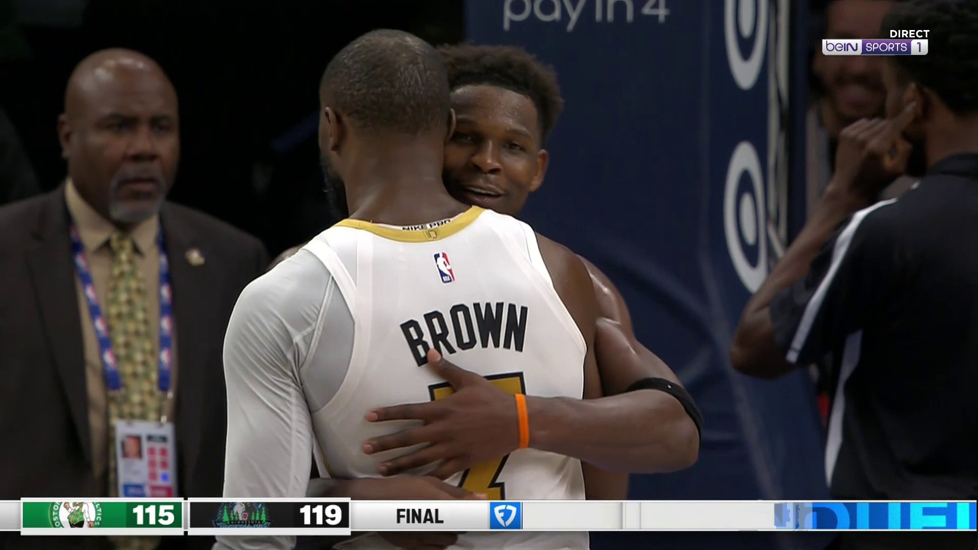 NBA : Anthony Edwards remporte un duel fou face à Jaylen Brown