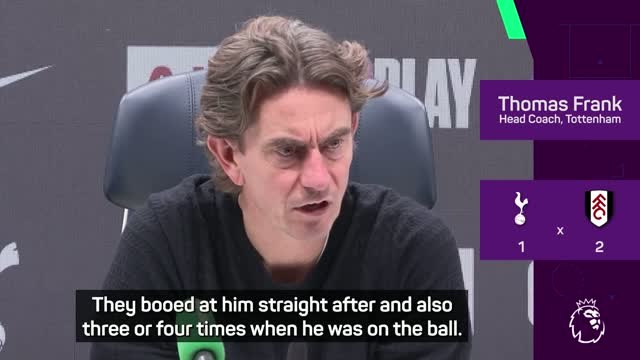 'Not true fans' - Frank fumes over 'unacceptable' Vicario boos