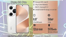 Huawei Mate 80 Pro vs Pura 80 Pro vs Galaxy S25 Ultra