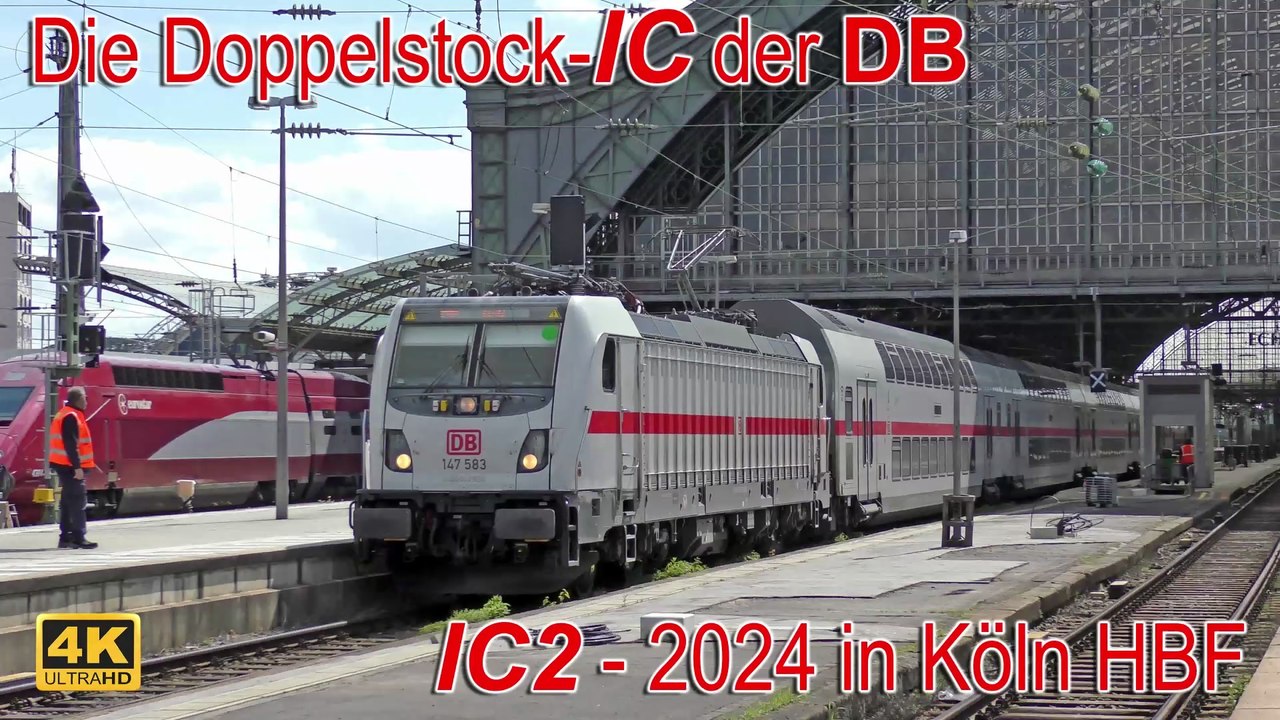 Die neuen Dosto-IC2 in Köln HBF