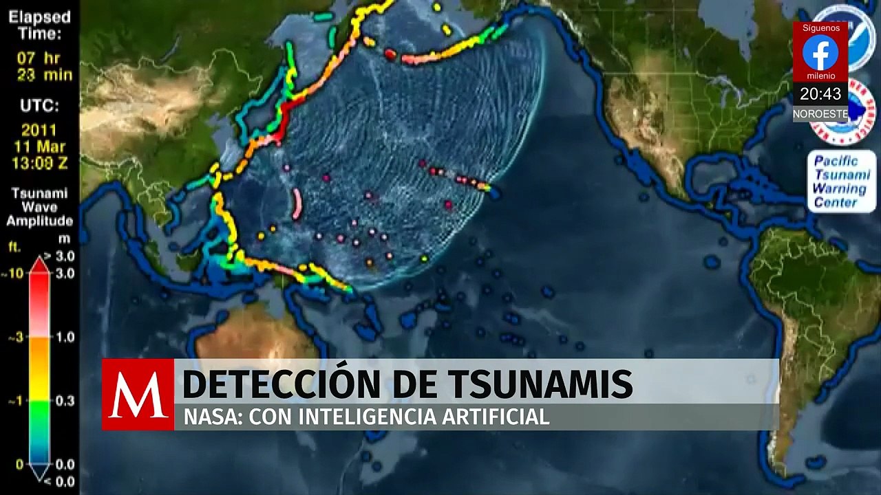 Nuevo sistema satelital permite detectar tsunamis en tiempo real