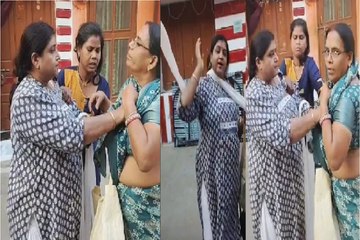 साड़ी खींचकर महिला BLO से मारपीट