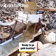 Finding gold in the rivers and streams