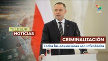 El presidente de Polonia, Karol Nawrocki, pide declarar ilegal al partido comunista del país,