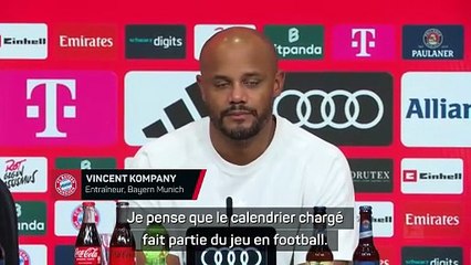 Kompany pas inquiet par la taille réduite de son effectif - Foot - Bundesliga