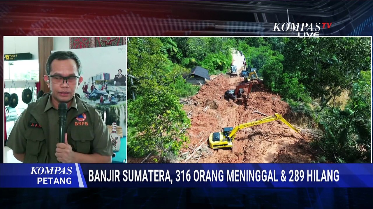 BNPB Bersama TNI-Polri Dirikan Pos Dukungan Bantuan Banjir Sumatera di Halim | KOMPAS PETANG