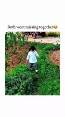 Both went missing together😂