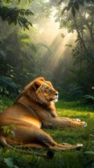 Gorilla vs Lion — Green Jungle Showdown | Cinematic Wild Animal Fight”