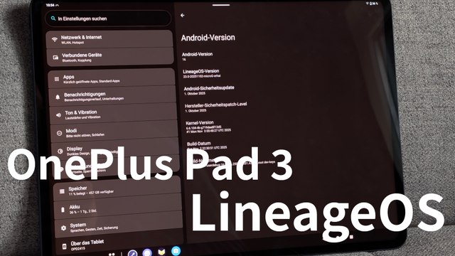 [TUT] OnePlus Pad 3 - LineageOS (mit microG) installieren [4K | DE]