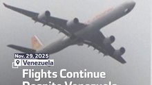 Flights Continue Despite Venezuela Airspace Warning